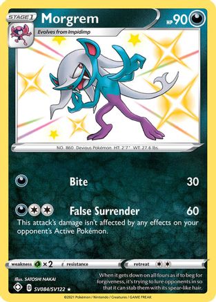 Morgrem SV084/122 - Shining Fates Shiny Vault Holofoil - Poke-Collect