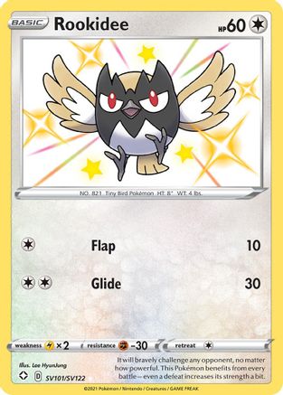 Rookidee SV101/122 - Shining Fates Shiny Vault Holofoil - Poke-Collect
