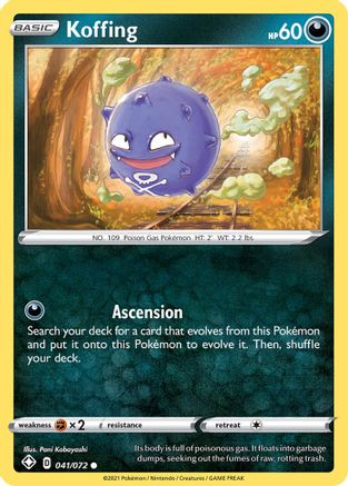 Koffing 41/72 - Shining Fates Reverse Holofoil - Poke-Collect