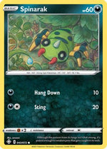 Spinarak 43/72 - Shining Fates Reverse Holofoil - Poke-Collect