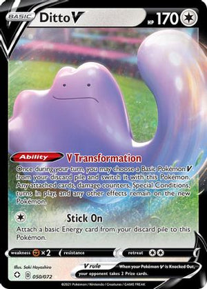 Ditto V 50/72 - Shining Fates Holofoil - Poke-Collect