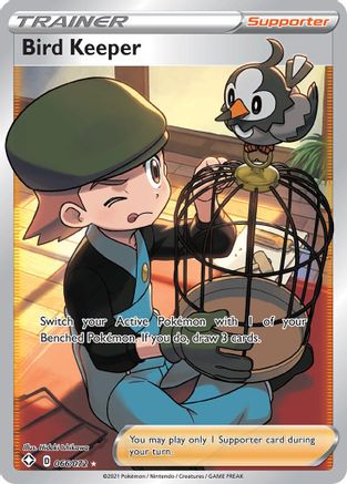 Bird Keeper (Full Art) 66/72 - Shining Fates Holofoil - Poke-Collect