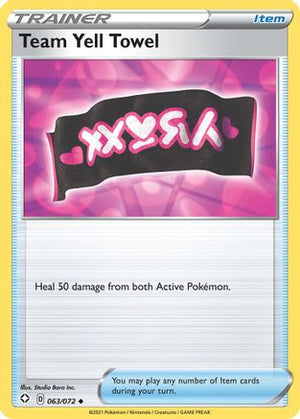 Team Yell Towel 63/72 - Shining Fates - Poke-Collect