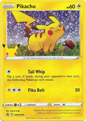 Pikachu - SWSH039 (General Mills) SWSH039 - Miscellaneous Cards & Products Holofoil - Poke-Collect
