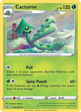 Cacturne 5/163 - SWSH05 Battle Styles - Poke-Collect