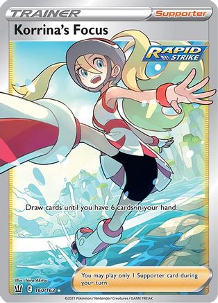 Korrina's Focus (Full Art) 160/163 - SWSH05 Battle Styles Holofoil - Poke-Collect
