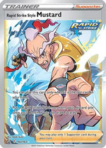 Rapid Strike Style Mustard (Full Art) 162/163 - SWSH05 Battle Styles Holofoil - Poke-Collect