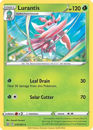 Lurantis 15/163 - SWSH05 Battle Styles - Poke-Collect