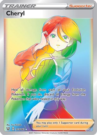 Cheryl (Secret) 173/163 - SWSH05 Battle Styles Holofoil - Poke-Collect