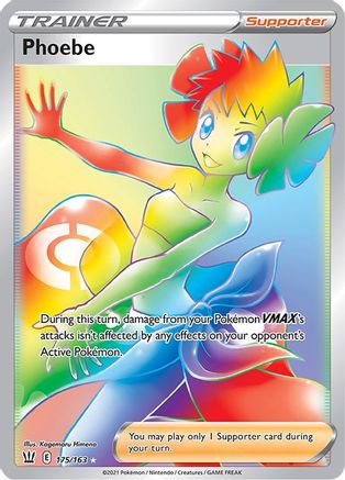 Phoebe (Secret) 175/163 - SWSH05 Battle Styles Holofoil - Poke-Collect