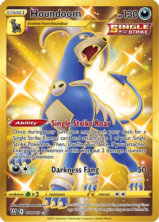 Houndoom (Secret) 179/163 - SWSH05 Battle Styles Holofoil - Poke-Collect