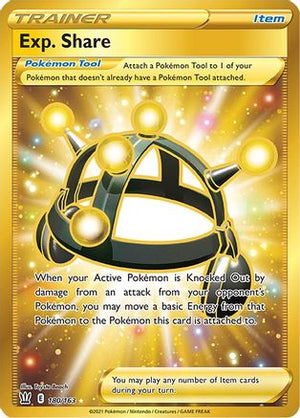 Exp. Share (Secret) 180/163 - SWSH05 Battle Styles Holofoil - Poke-Collect