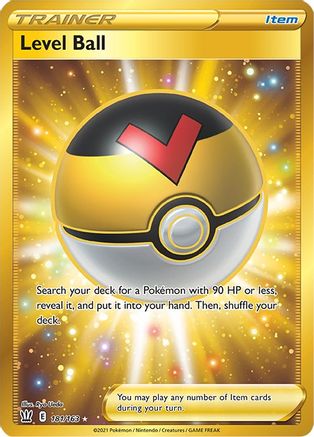 Level Ball (Secret) 181/163 - SWSH05 Battle Styles Holofoil - Poke-Collect