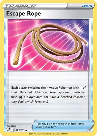 Escape Rope 125/163 - SWSH05 Battle Styles - Poke-Collect