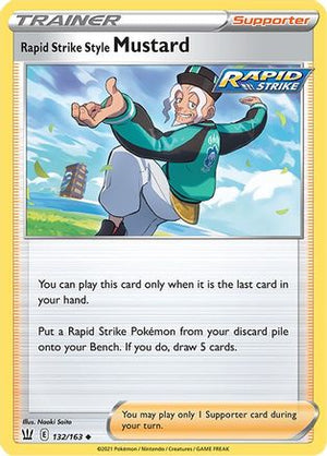 Rapid Strike Style Mustard 132/163 - SWSH05 Battle Styles - Poke-Collect