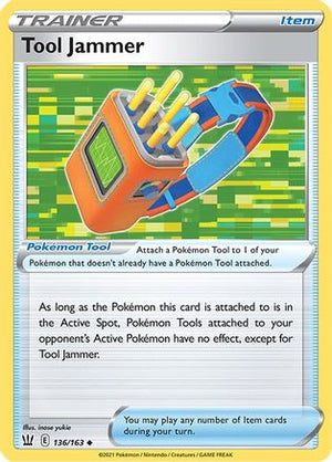 Tool Jammer 136/163 - Battle Styles Reverse Holofoil - Poke-Collect