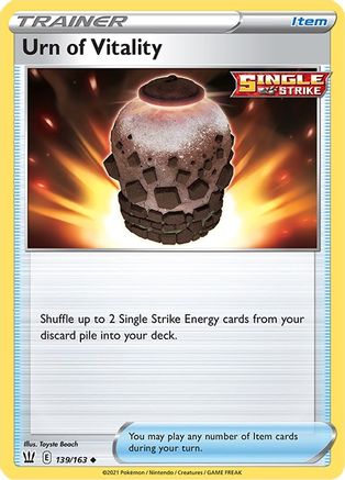 Urn of Vitality 139/163 - Battle Styles - Poke-Collect