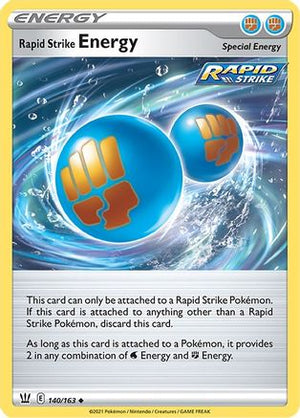 Rapid Strike Energy 140/163 - SWSH05 Battle Styles Reverse Holofoil - Poke-Collect