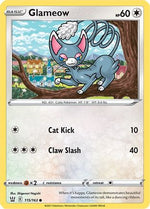 Glameow 115/163 - SWSH05 Battle Styles Reverse Holofoil - Poke-Collect