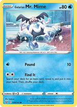 Galarian Mr. Mime 34/163 - SWSH05 Battle Styles Reverse Holofoil - Poke-Collect