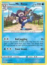 Galarian Mr. Rime 35/163 - SWSH05 Battle Styles Reverse Holofoil - Poke-Collect