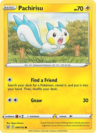Pachirisu 49/163 - SWSH05 Battle Styles - Poke-Collect