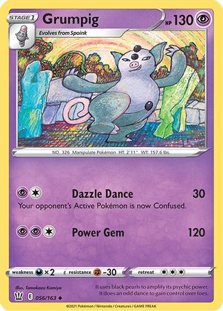 Grumpig 56/163 - SWSH05 Battle Styles - Poke-Collect