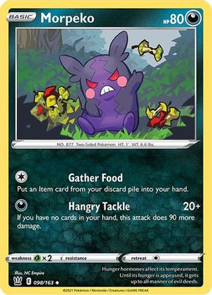 Morpeko 98/163 - SWSH05 Battle Styles - Poke-Collect