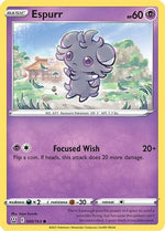 Espurr 60/163 - SWSH05 Battle Styles - Poke-Collect