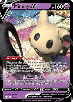 Mimikyu V 62/163 - SWSH05 Battle Styles Holofoil - Poke-Collect
