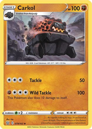 Carkol 79/163 - SWSH05 Battle Styles - Poke-Collect