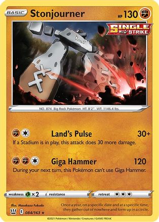 Stonjourner 84/163 - Battle Styles - Poke-Collect