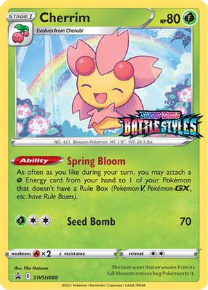 Cherrim - SWSH088 (Prerelease) SWSH088/307 - SWSH Sword & Shield Promo Cards Holofoil - Poke-Collect
