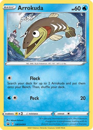 Arrokuda - SWSH093 SWSH093/307 - SWSH Sword & Shield Promo Cards Holofoil - Poke-Collect