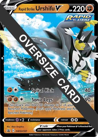 Rapid Strike Urshifu V - SWSH107 SWSH107 - Jumbo Cards Holofoil - Poke-Collect