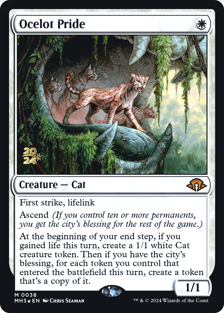 Ocelot Pride (PRE-038) - Modern Horizons 3 Promos Foil - Poke-Collect