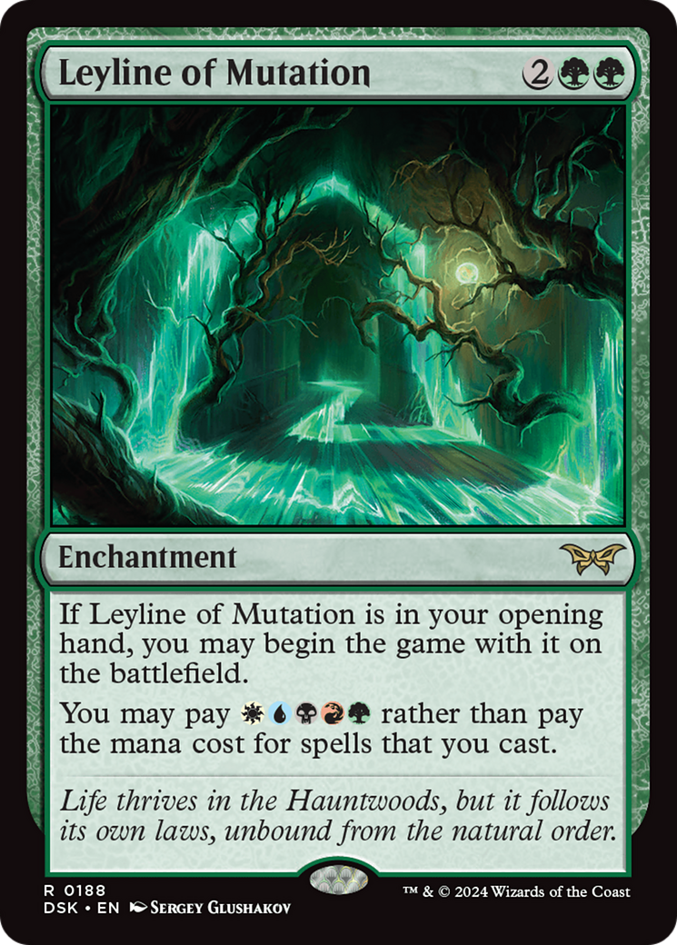 Leyline of Mutation (DSK-188) - Duskmourn: House of Horror Foil - Poke-Collect