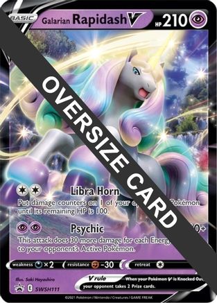 Galarian Rapidash V - SWSH111 SWSH111 - Jumbo Cards Holofoil - Poke-Collect