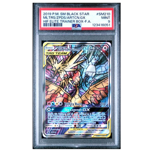 Moltres & Zapdos & Articuno GX Tag Team Promo #SM210 PSA 9 - Poke-Collect