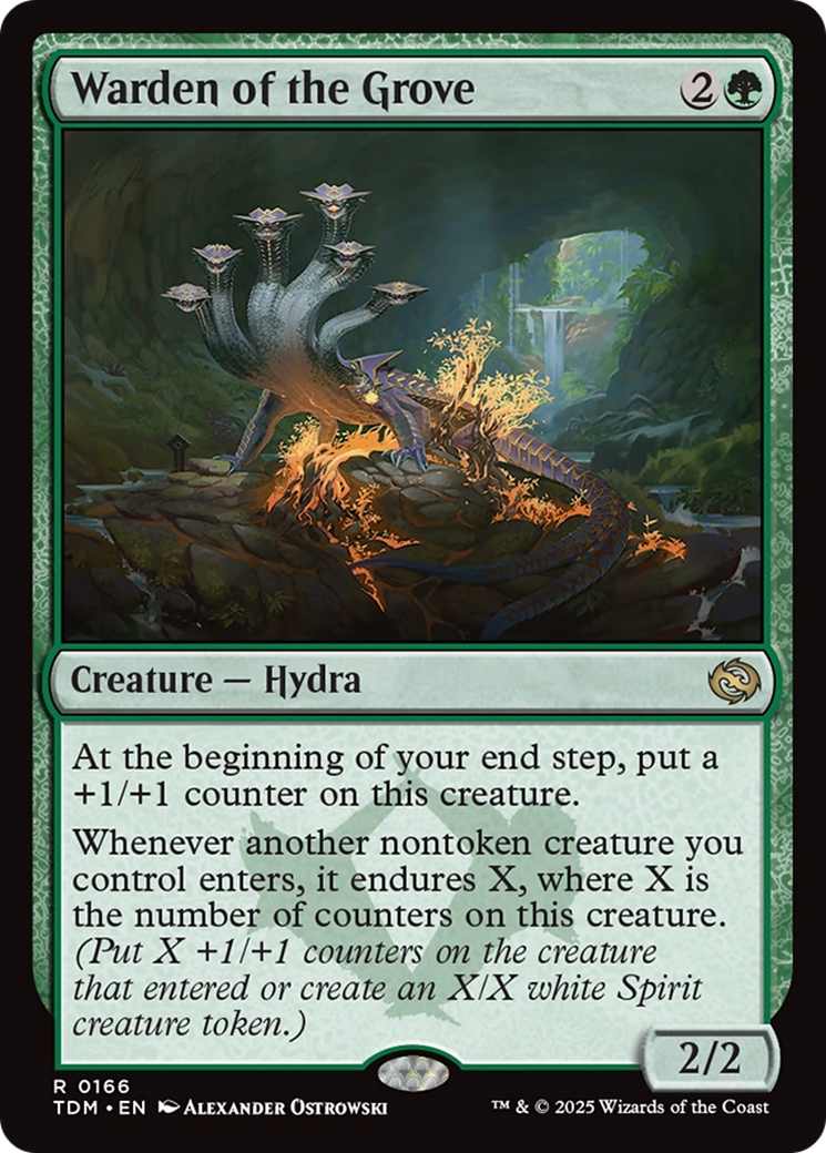 Warden of the Grove (TDM-166) - Tarkir: Dragonstorm Foil - Poke-Collect