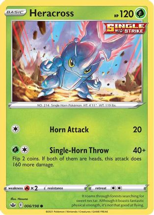 Heracross 6/198 - SWSH06 Chilling Reign - Poke-Collect