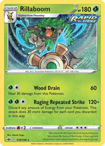 Rillaboom 18/198 - SWSH06 Chilling Reign Reverse Holofoil - Poke-Collect