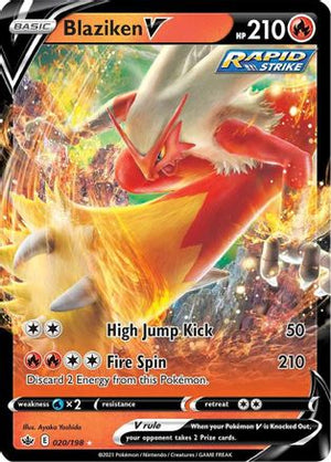 Blaziken V 20/198 - SWSH06 Chilling Reign Holofoil - Poke-Collect