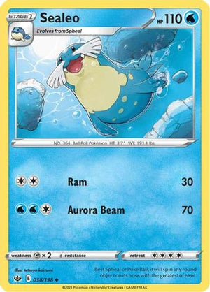 Sealeo 38/198 - SWSH06 Chilling Reign - Poke-Collect
