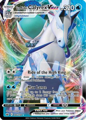 Ice Rider Calyrex VMAX 46/198 - SWSH06 Chilling Reign Holofoil - Poke-Collect