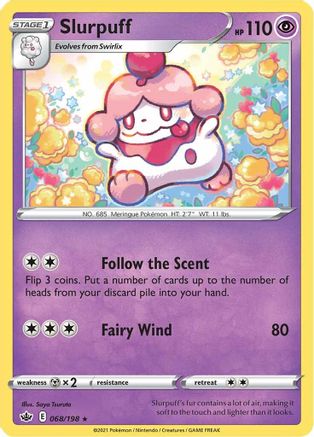 Slurpuff 68/198 - Chilling Reign - Poke-Collect