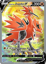 Galarian Zapdos V (Full Art) 173/198 - SWSH06 Chilling Reign Holofoil - Poke-Collect