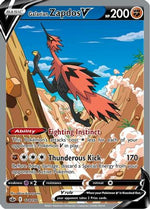 Galarian Zapdos V (Alternate Full Art) 174/198 - SWSH06 Chilling Reign Holofoil - Poke-Collect