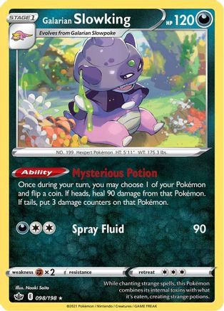 Galarian Slowking 98/198 - SWSH06 Chilling Reign Holofoil - Poke-Collect