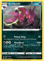 Scolipede 107/198 - SWSH06 Chilling Reign Reverse Holofoil - Poke-Collect
